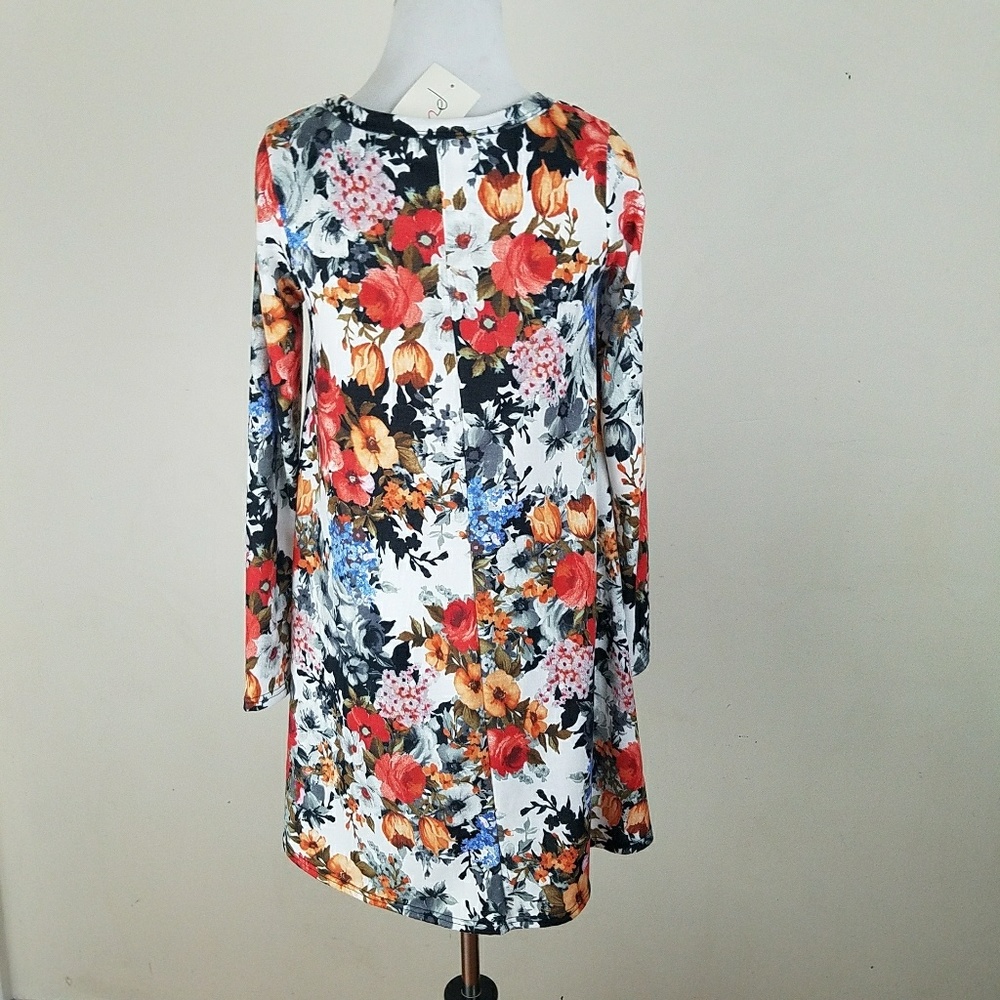 ❤❤Pinc Floral Dress ❤ - Picture 4 of 5